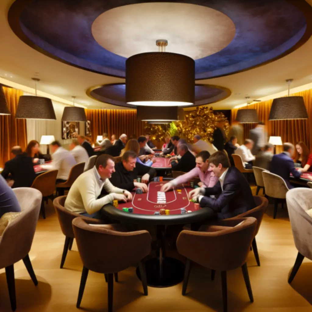 Strefa pokerowa w restauracji NAXSOL ENTERPRISES LTD