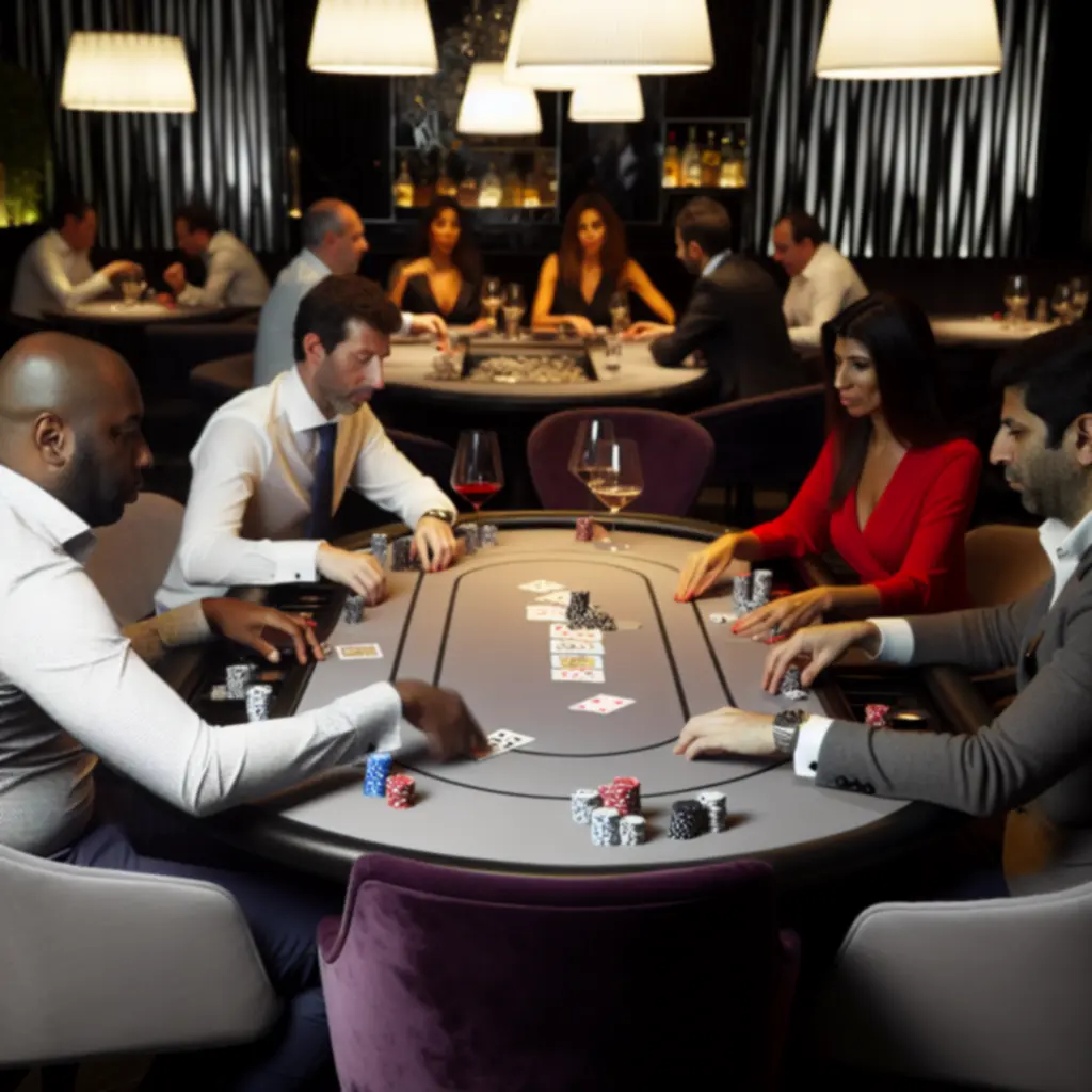 Offline pokerowy wieczór w restauracji NAXSOL ENTERPRISES LTD