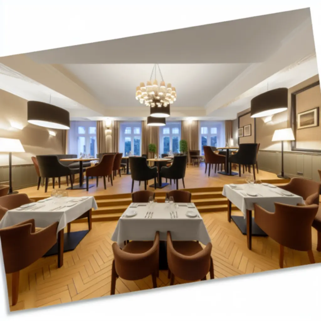 Eleganckie i przytulne wnętrze restauracji NAXSOL ENTERPRISES LTD